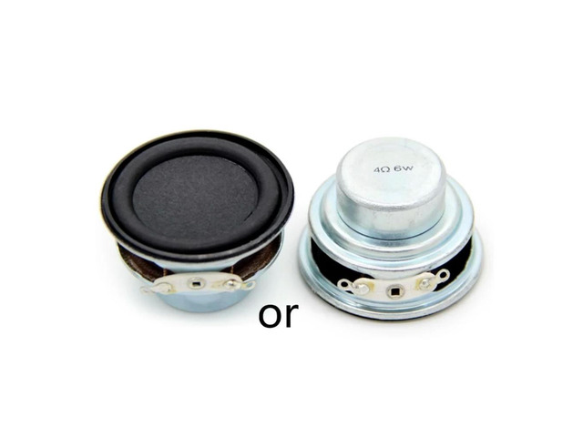 Metal 40mm 1.5 inch Inner Speaker Unit 4 Ohm 6W for Speaker Replacement Metal 40mm 1.5 inch Inner Speaker Unit 4 Ohm 6W for Speaker Replacement