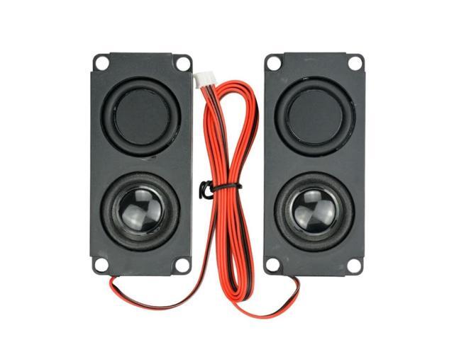 2Pieces Square Speaker Mini Sound System Friendly Material 2Pieces Square Speaker Mini Sound System Friendly Material