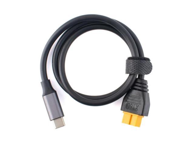 USB C to XT60 PD100W Fast Cable SC100 20V 5A Quick Charging Cord USB C to XT60 PD100W Fast Cable SC100 20V 5A Quick Charging Cord