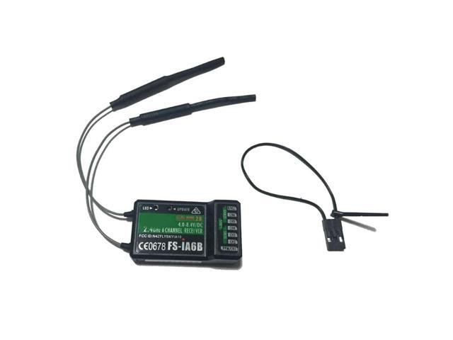 ruth's sister FS-iA6B iA6B 2.4G 6CH AFHDS 2A Receiver with Antenna for FSi10 i6x i6s Repair