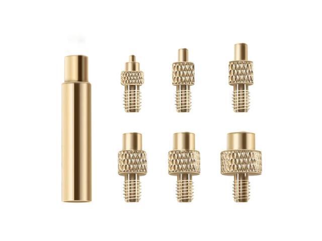 Ruth's sister Heat Insert Nut Iron Tip M2 M3 M4 M5 M6 M8 Brass Thread Embedded Kit Heat Insertion Tool For 3D Printer Soldering Iron