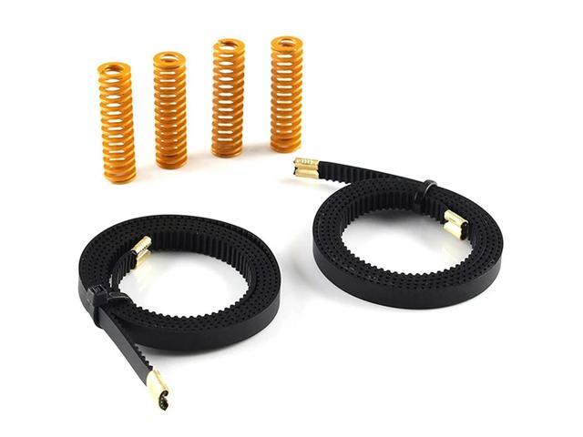 Ruth's sister Opened-Loop Timing Belt Rubber GT2 X Axis 765X6mm Y Axis 720X6mm Belt With 4Pcs Hot Bed Springs For Creality Ender 3
