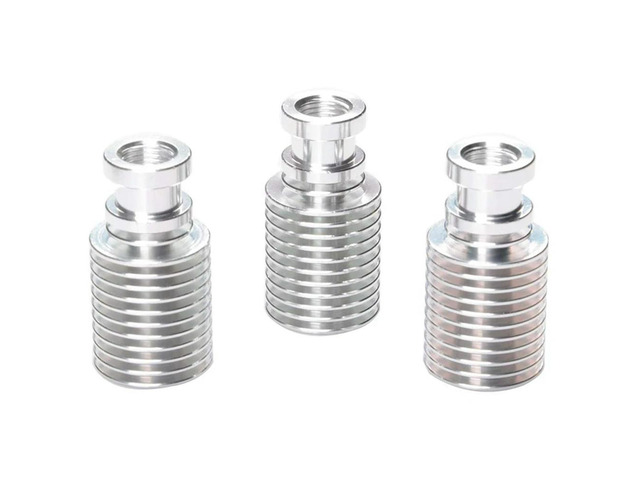 Ruth's sister 3Pcs V6 Heat Sink For Remote All-Metal Long Distance Heatsink Pipe 1.75Mm/3Mm Feeding For 3D Printer Remote Bowden