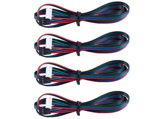 Ruth's sister 4X Extended NEMA 17 Stepper Motor Cable 1M Long 4 6 Pin 3D Printer Dupont