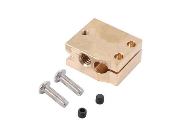 Ruth's sister Copper Brass Heater Block,V6 Heating Block For E3D Copper Hot End For High Temperature Of 3D Printer