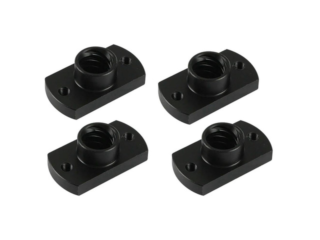 Ruth's sister 3D Printer 4Pcs Z Axis Trapezoid Motor Screw Nuts T8 Nut POM Nut Lead 8Mm Pitch 2Mm For Creality CR10 CR-10S Ender-3 Lead Screw