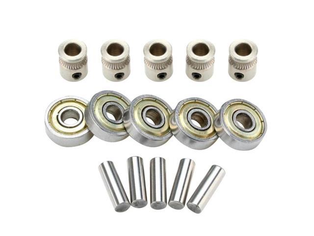 Ruth's sister 3D Printer Extruder Gears 625ZZ Bearings Shafts Kit For Mk3 MMU2 Ball Bearing Set Prusa I3 MK2.5/MK3 Multi Materials 2.0