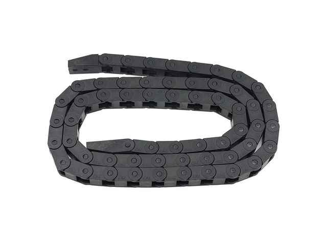 Ruth's sister 1 Meter Black Flexible 7X7mm Drag Chain Cable, Bridge Type Without Chain, Suitable For 3D Printers And CNC Machines