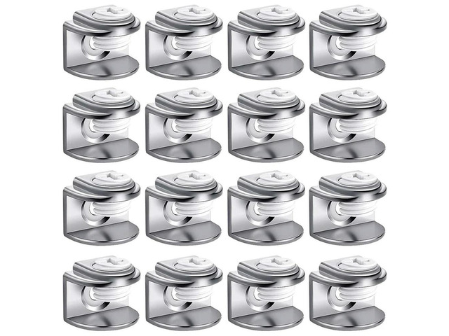 Ruth's sister 24 Pieces 3D Printer Bed Clips Adjustable 3D Glass Bed Clips Stainless Steel Bed Clips 3D Printer Accessories, Silver