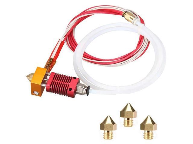 Ruth's sister 3D Printer MK8 Hotend Kit Extruder Assembled 0.4Mm Nozzle Set, 24V 40W Extruder Head For 3D Printer Creality Ender 3