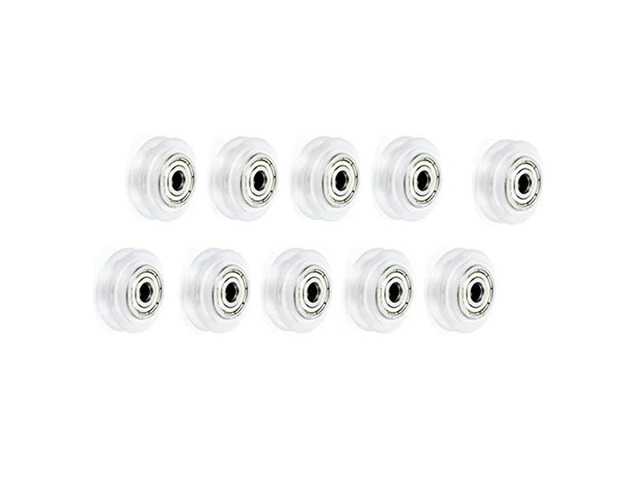 Ruth's sister V-Groove Bearing, 3D Printer Accessory Parts, Pom Material Pulley Belt Bearing, Engraving Machine Roller, Running Wheel