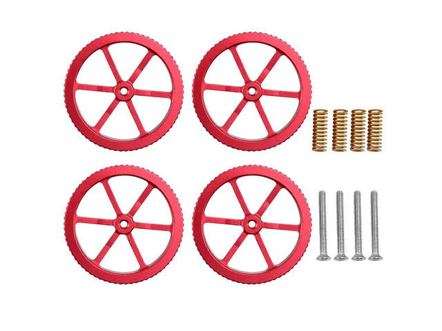 Ruth's sister 4PCS/Set Hand Twist Leveling Nut With Hot Bed Die Springs For Ender3 Ender 5 5 Plus CR-10 10S CR 20 Printer Accessories