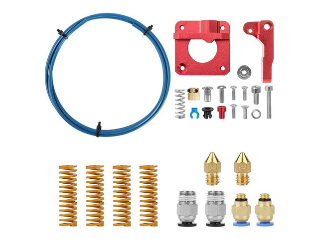 Ruth's sister Creality Upgrade Kit For Capricorn PTFE PTFE Tubing, Aluminum Extruder, Premium Metal Bed Springs, For Creality 3D Printer