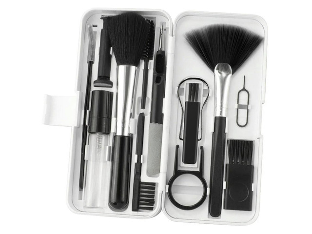 Ruth's sister Keyboard Cleaning Brush Computer Dust Removal Soft Brush Mobile Phone Headset Cleaning Pen Wipe Notebook Cleaning Set