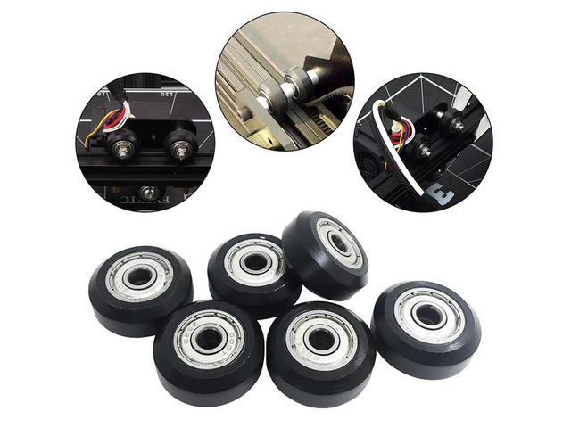 Ruth's sister 12 Pcs 625Zz Plastic Pulley Wheels With Bearings Gear For 3D Printer Compatible With CR-10 / CR-10S / CNC Router Hybrid