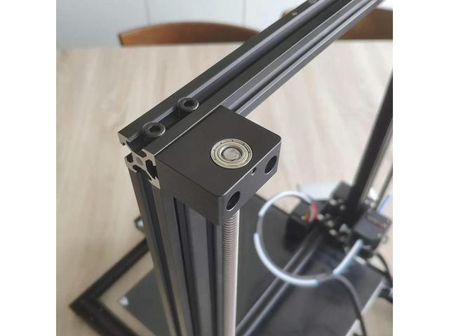 Ruth's sister 2Pcs 3D Printer Aluminum Z-Axis Lead Screw Top Mount For CR-10/CR-10S Ender 3/Ender 3 Pro Metal Z-Rod Bearing Holder