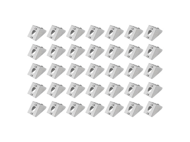 Ruth's sister 2020 Corner Bracket Aluminum For 20 Series Extrusions, Right Angle Joint Brace Fastener For 3D Printer Cutting Machine