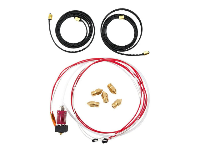 Ruth's sister 2Pcs X+Y Axis Synchronous Belt Gt2-6Mm X 765Mm+Y 720Mm Closed-Loop Timing Belt Terminal & 1 Set 3D Printer Extruder Assembled Mk