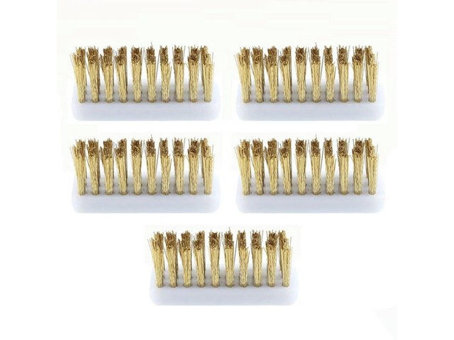 Ruth's sister 5Pcs 3D Printer Cleaner Tool Copper Wire Toothbrush For Voron 2.4/Trident Hotend Cleaning Nozzle Heater Block Heat Bed
