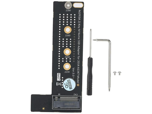 Ruth's sister SSD To A1347 Adapter Card SSD Adapter Card SSD Upgrade Kit M.2 NGFF M-Key NVME SSD Card