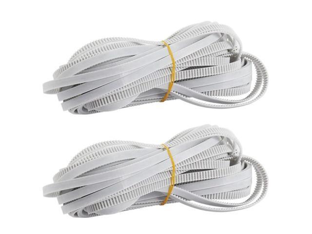 Ruth's sister 2Pcs 10M 2GT-6MM PU With Steel Core GT2 6Mm Open Timing Belt Width 6Mm For Reprap Mendel Rostock