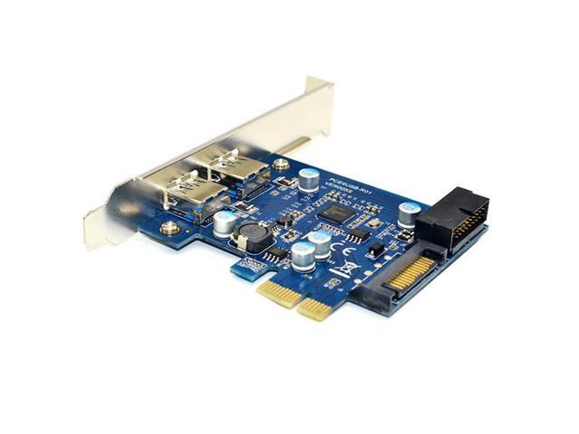Ruth's sister USB3.0 Expansion Card Front 19PIN+Rear 2-Port USB3.0 Expansion Card UPD720201 SATA Interface Adapter Card