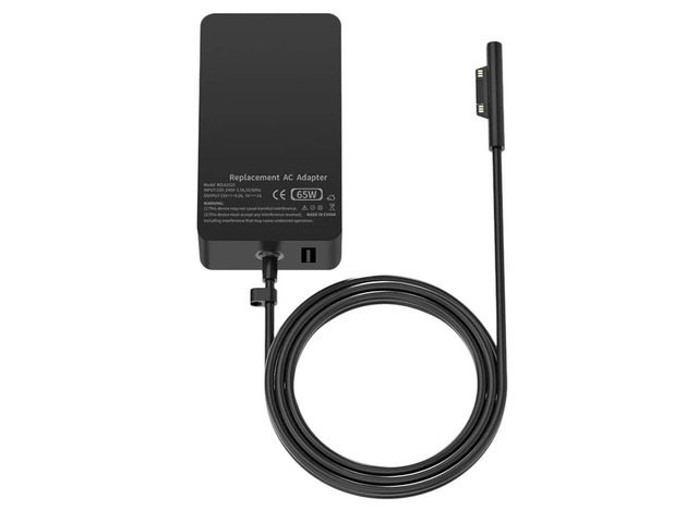 Ruth's sister 65W 15V/4A Power Adapter Magnetic 2.3M Laptop Charger For Surface BOOK 2/3,Surface Laptop 3,Surface Pro X/7/6(US Plug)