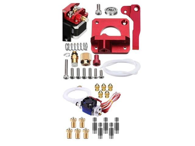 Ruth's sister MK8 Extruder Aluminum Drive Feed Replacement & V6 J-Head Hotend Full Kit With 10Pcs Extruder Print Head