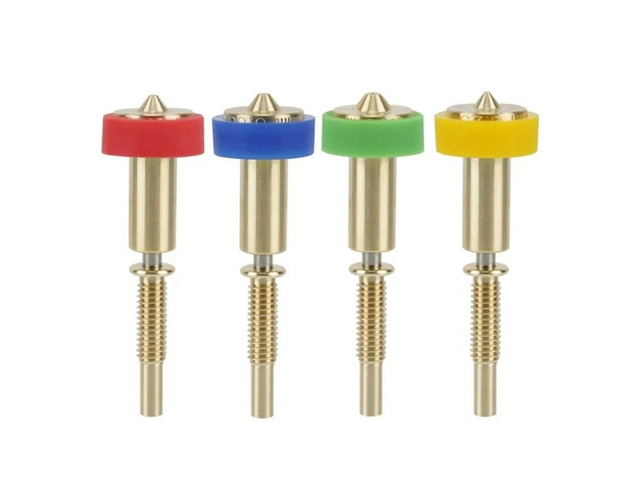 Ruth's sister 4PCS Hotend For Revo Hotend Extruder 0.25Mm 0.4Mm 0.6Mm 0.8Mm 3D Printer Integrated Nozzles Brass Nozzle