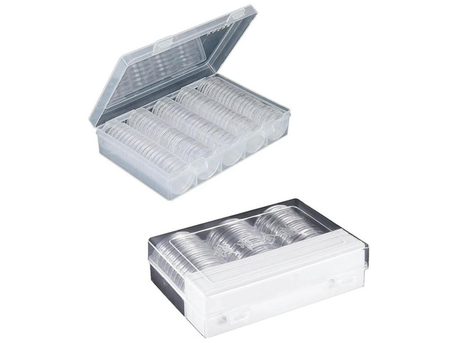 Ruth's sister 260 Pcs Coin Capsules Holder And Protect Gasket Coin Case For Coin Collection Supplies, 200 Pcs 30Mm & 60 Pcs 46Mm