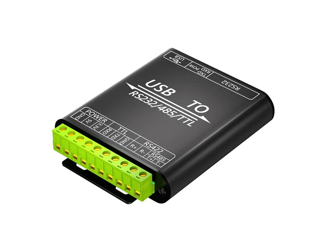 Ruth's sister USB To RS232/485/422/TTL Converter With CP2102 Chip, Industrial Isolated USB Adapter With Multiple Protection Easy To Use