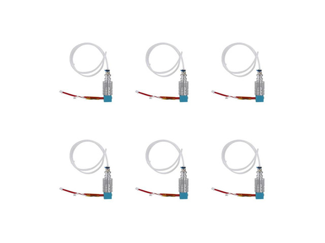 Ruth's sister 6X For Anycubic Mega/Mega S Mega X Chinron 4Max Pro2.0 Vyper 3D Printer Extruder Hot End With 0.4Mm Nozzle(For Mega X)