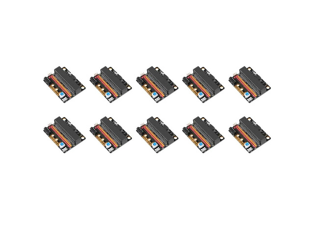 Ruth's sister 10X Micro-Bit Expansion Board IOBIT V2.0 Breakout Adapter Shield with Buzzer for BBC Micro:Bit Graphics Programming