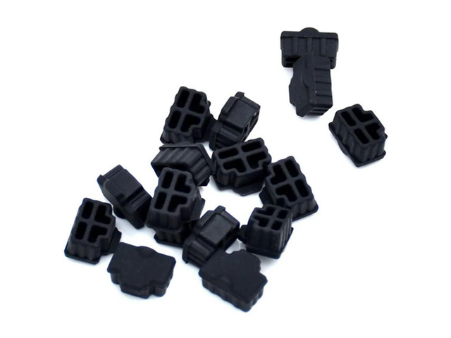 Rj45 Silicone Dust Plug Dust Cover Dust Cap Router Switch Network Cable Interface Computer Network Cable Dust Cap-AB01