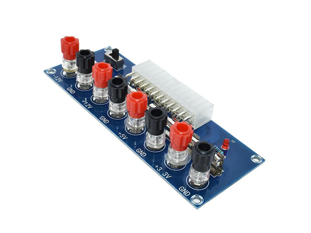 XH-M229 ATX Desktop PC Chassis Power Transfer to Adapter Board Power Supply Circuit Module 24Pin Output Terminal 24 Pin-AB01