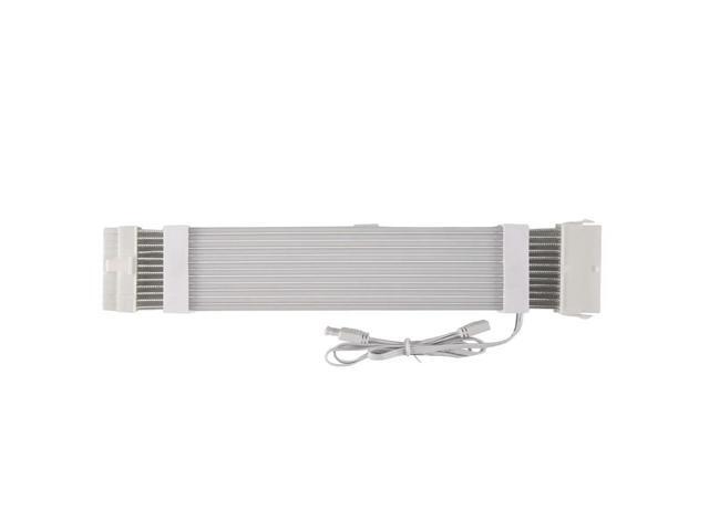 PC Case PSU Extension ARGB Cable ATX 24PIN PCI-E GPU Neon Color Line ARGB Streamer Transfer Graphics Card Power Cable-AB01