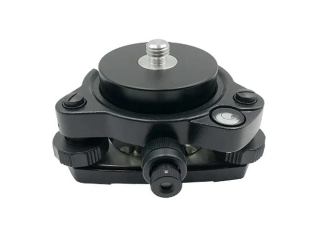 Tribrach with Optical Plummet & GPS Tribrach Adapter Carrier with 5/8InX11 Mount Rotate Screw for Total Station GPS GNSS B-AB01
