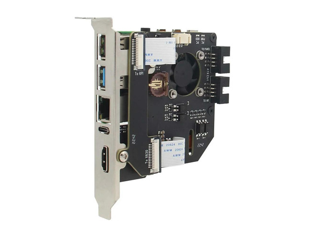 PiKVM-A8 Kit KVM-A8 PCIe Version for Model B KVM over IP Support KVM V3 PoE ATX -Compatible-AB01