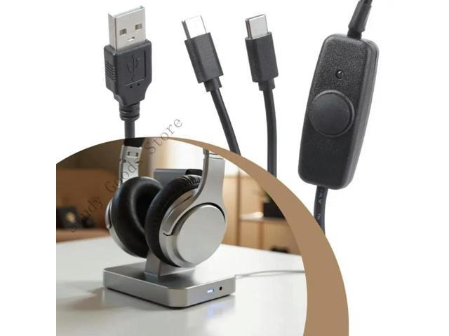 Double USB C Splitter Cable Power 2 USB C Devices Multi USB Type C