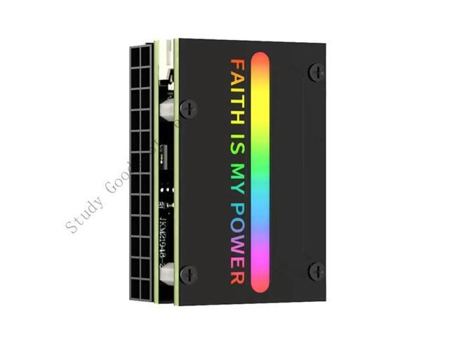 90 Degree 24pin Adapter Board Integrated LED Light For Eficient Chassis Wiring And Improved Cooling