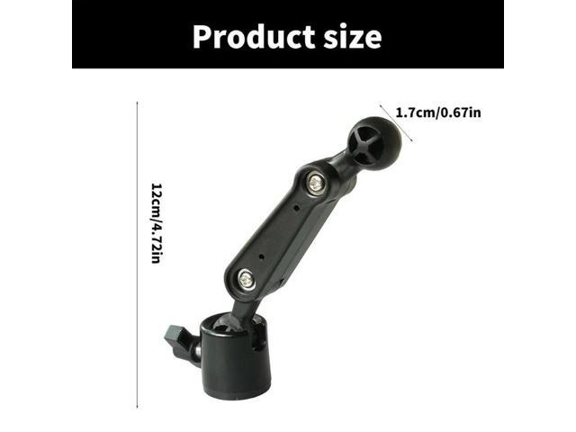 17mm Ball Head Bracket Adapter with Extension Rod 1/4in to 17mm Ball Adapter