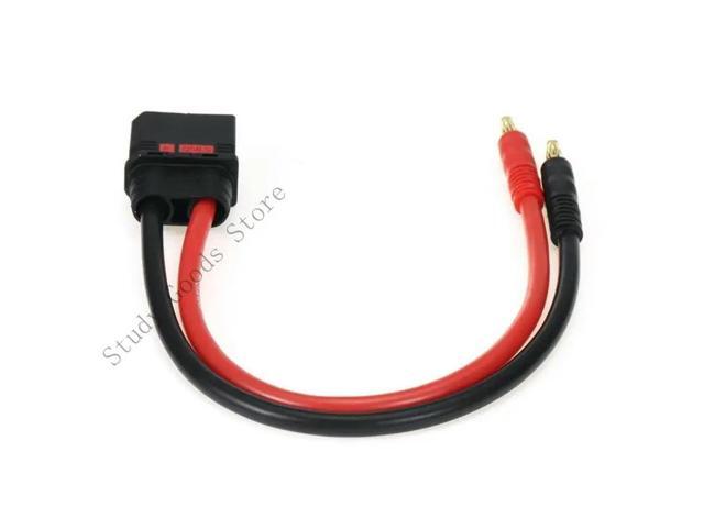 Male to 4mm Gold Plated Banana Plug Charging Extension Cable 10AWG