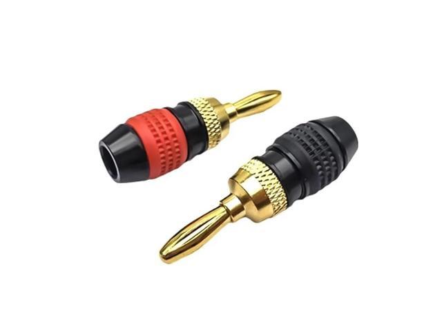 4mm Banana Plug with 6Blades Structure for Secure Connection and Sound Performances