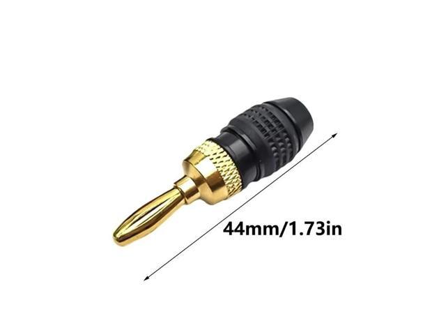 4mm Banana Plug with 6Blades Structure for Secure Connection and Sound Performances