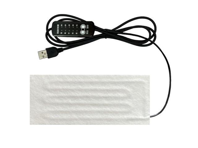 Heating Pad USB Heating Wire Heating Mat 5V Electric Heating Element Film Heater Pad for Warming Feet Heating Vest Coat