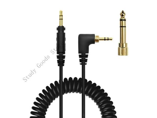 Replacement Headphone Cable For EAH-DJ1200 Head-mounted Earphone Black