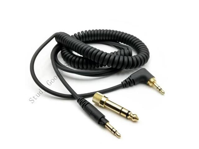 Replacement Headphone Cable For EAH-DJ1200 Head-mounted Earphone Black