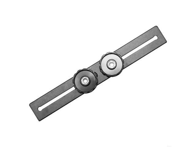 Lightweight and Portable Double Tripod Bracket for Studio Use 1/4 3/8 Hole