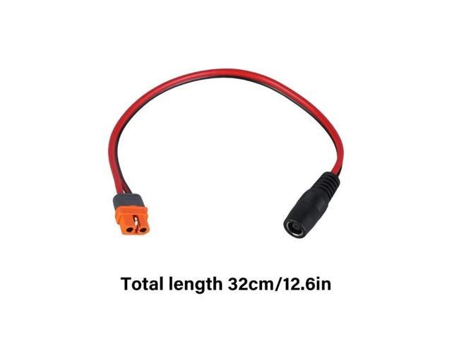 Solar Energy Adapter Cable XT60I Female to DC7909 Female for Power Supply