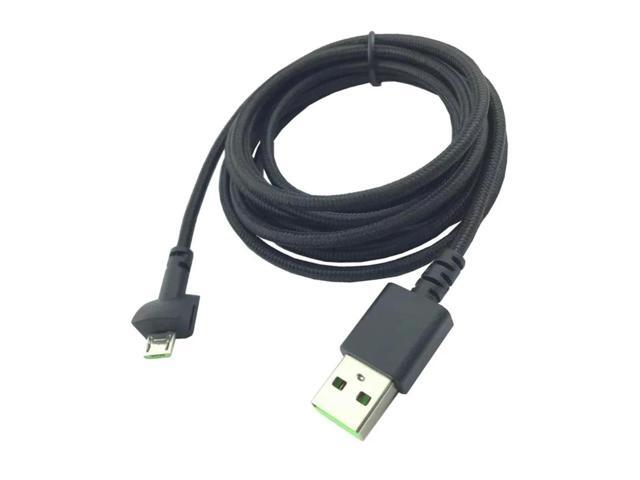 Nylon Braided Micro USB Charging Cable forSeiren Mini Microphone High Speed Micro USB Wires Microphone Cord Replacement
